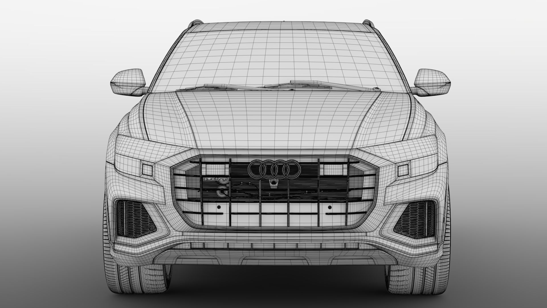 Audi Q8 55 TFSI quattro S line 2020 3D model_18