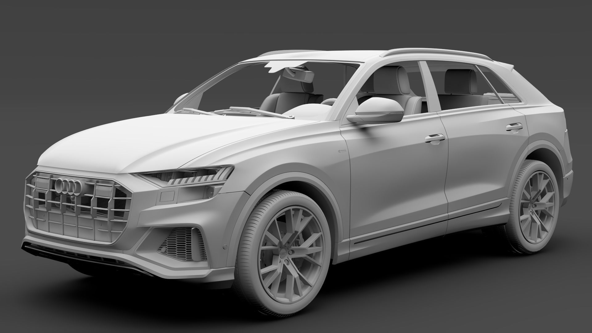 Audi Q8 55 TFSI quattro S line 2020 3D model_12