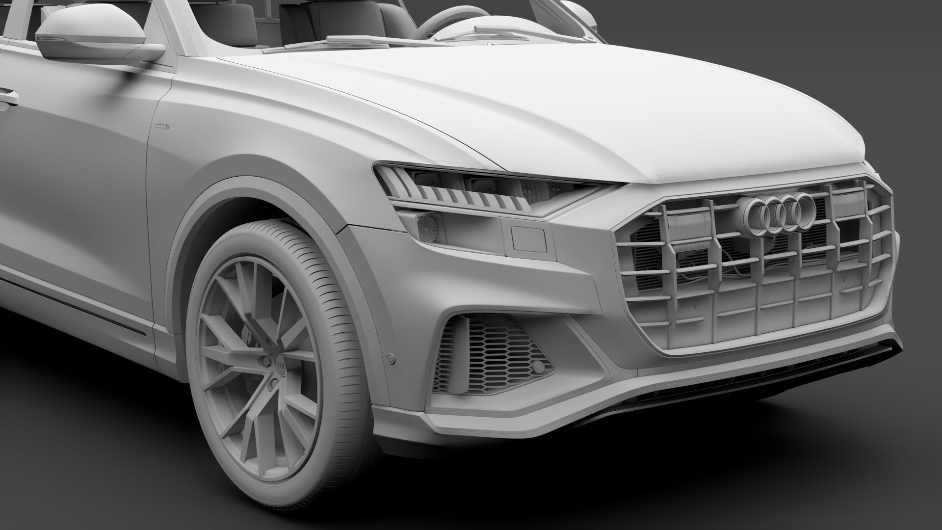 Audi Q8 55 TFSI quattro S line 2020 3D model_13