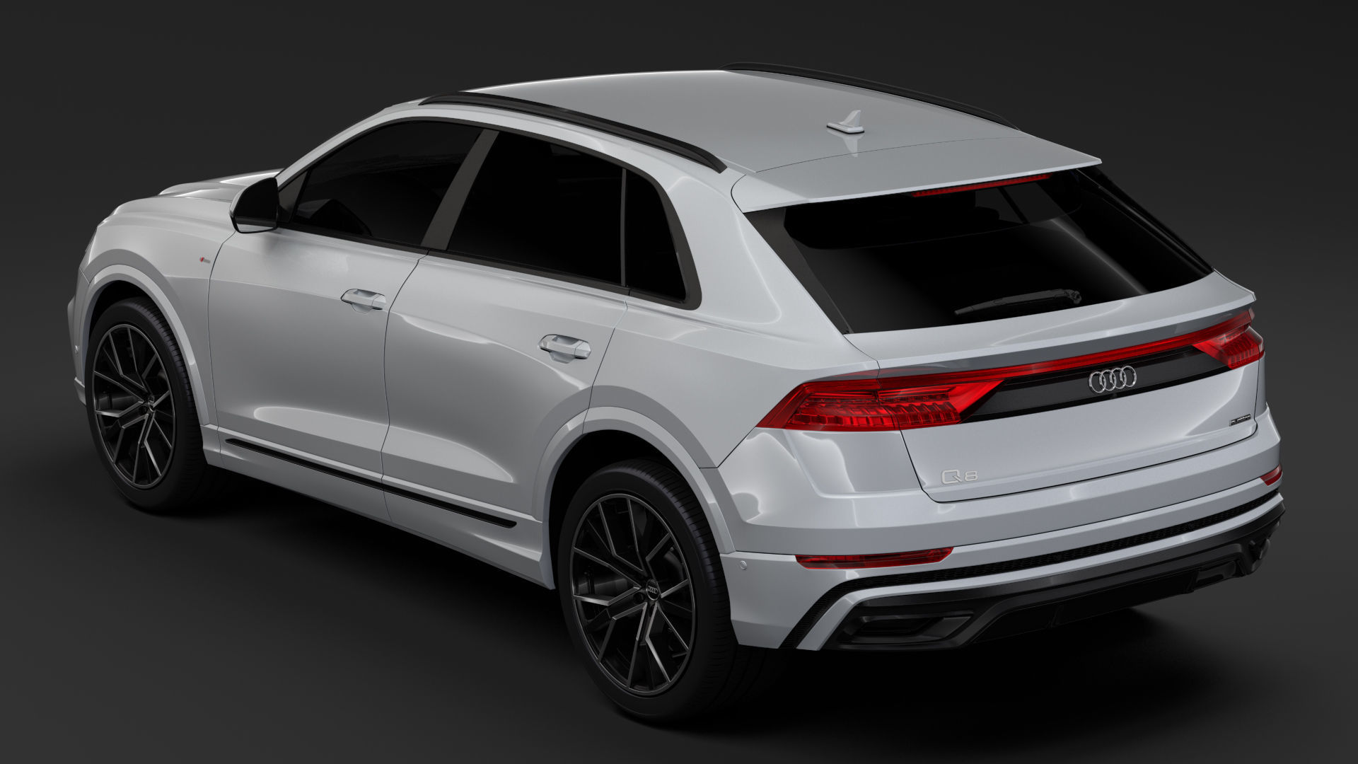 Audi Q8 55 TFSI quattro S line 2020 3D model_9