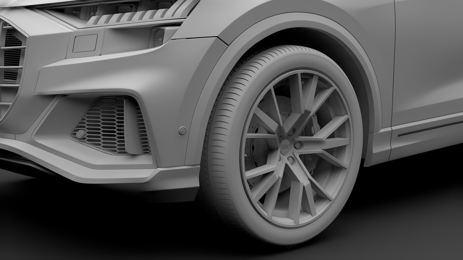 Audi Q8 55 TFSI quattro S line 2020 3D model_16