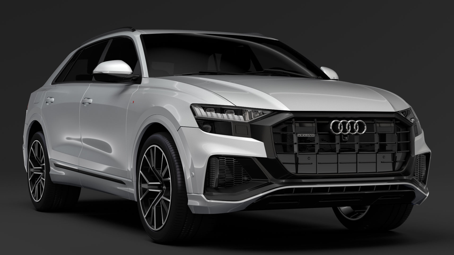 Audi Q8 55 TFSI quattro S line 2020 3D model_2