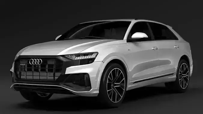 Audi Q8 55 TFSI quattro S line 2020 3D model