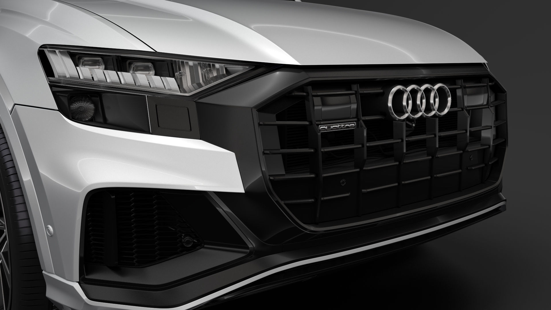 Audi Q8 55 TFSI quattro S line 2020 3D model_4