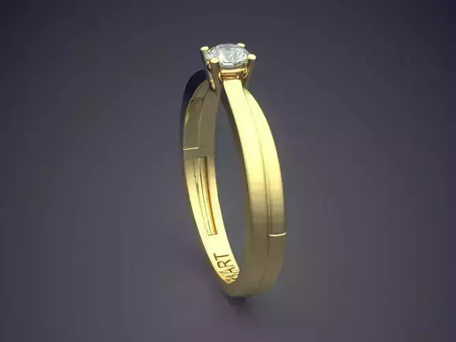 Ring With Diamond Gjart A-114