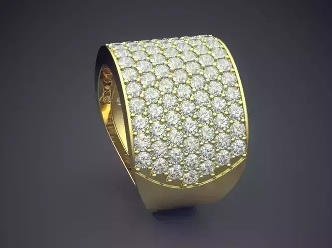 Ring With Diamonds Gjart A-110