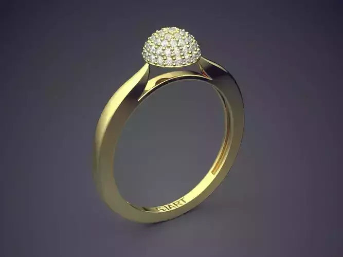 Ring With Diamonds A-109