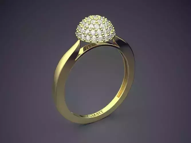 Ring With Diamonds A-108