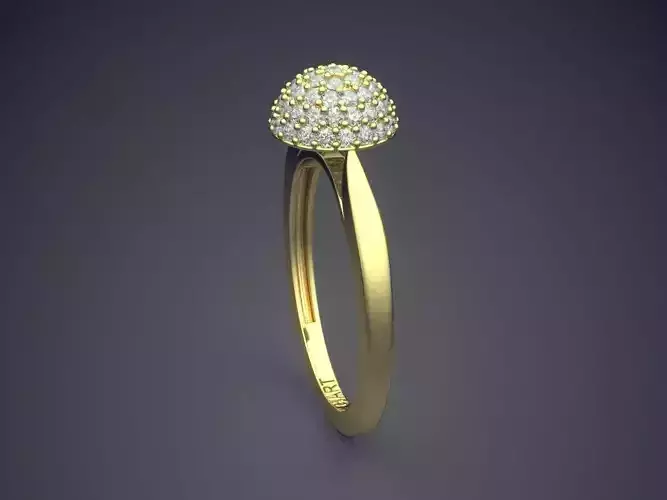 Ring With Diamonds A-108