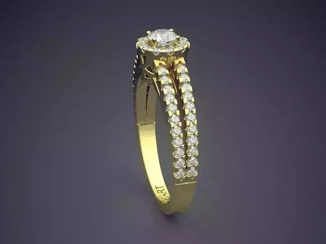 Ring With Diamonds Gjart A-07