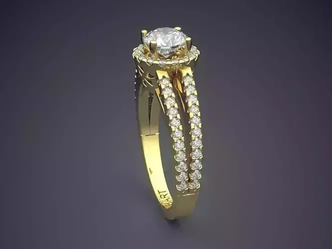 Ring With Diamonds Gjart A-06