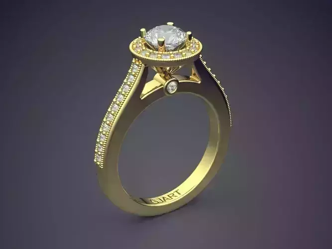 Ring With Diamonds Gjart A-03