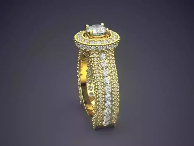 Luxurious Ring With Diamonds Gjart A-02