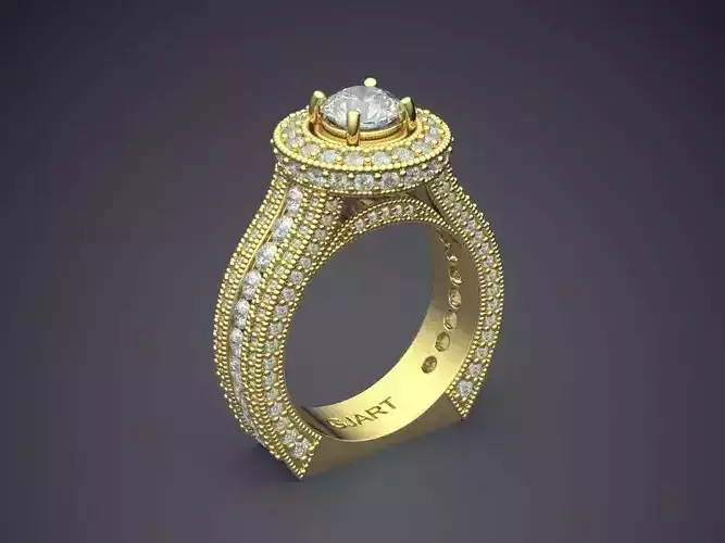 Luxurious Ring With Diamonds Gjart A-02