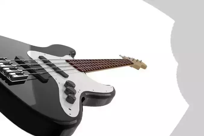 Fender Starcaster Bass guitar Free 3D model