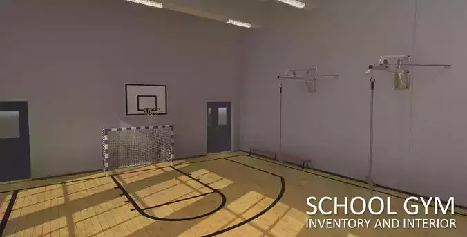 School gym - inventory and interior