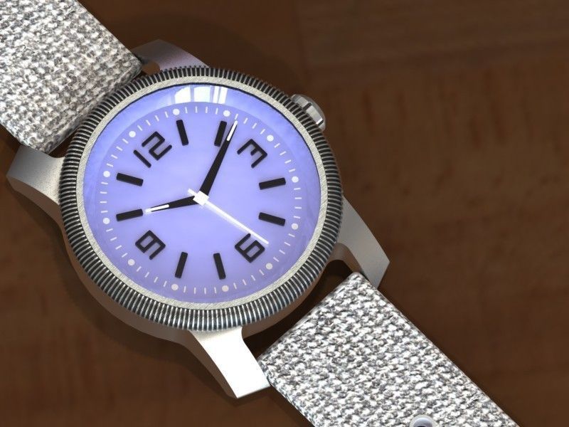 Wrist Watch FOSSIL Free 3D model_2