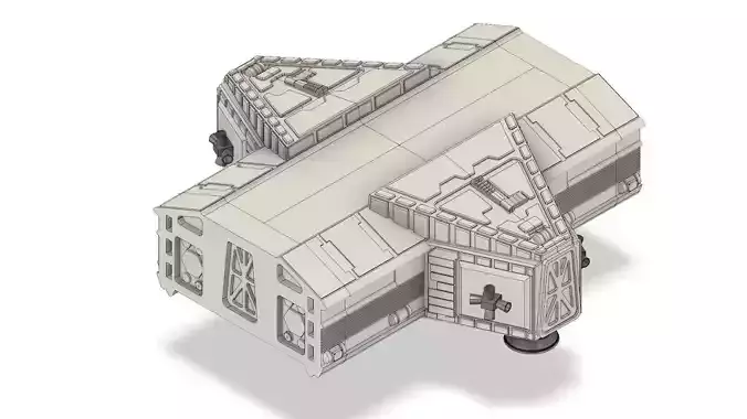 Space 1999 Science pod addition 22 inch model 3D print model
