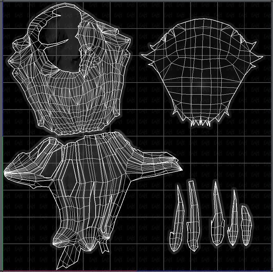 3D Hair style for boy V27 Low-poly 3D model_45