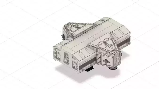 Space 1999 Science pod addition 44 inch version