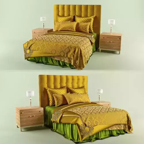 lili alessandra bed 3D model