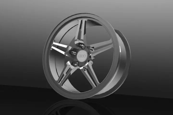 alloy wheel rim AUDI Free 3D model