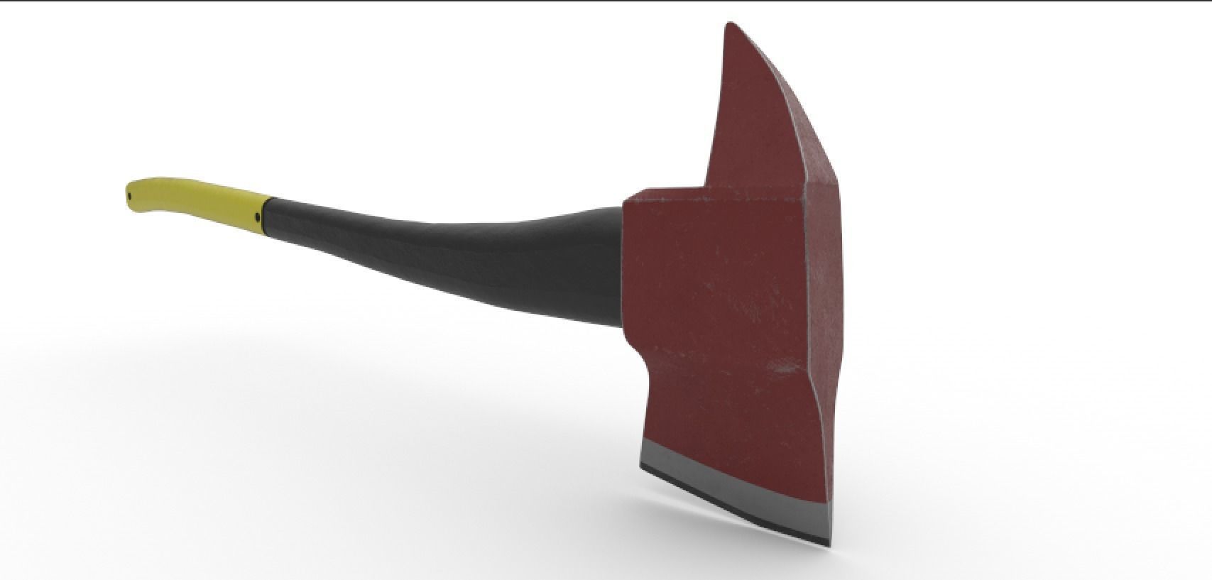Axe PBR Low-poly 3D model_4