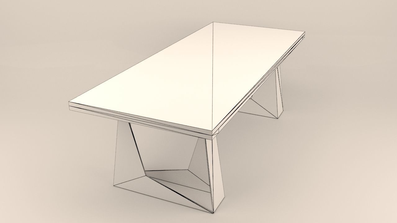 Felix table Low-poly 3D model_11