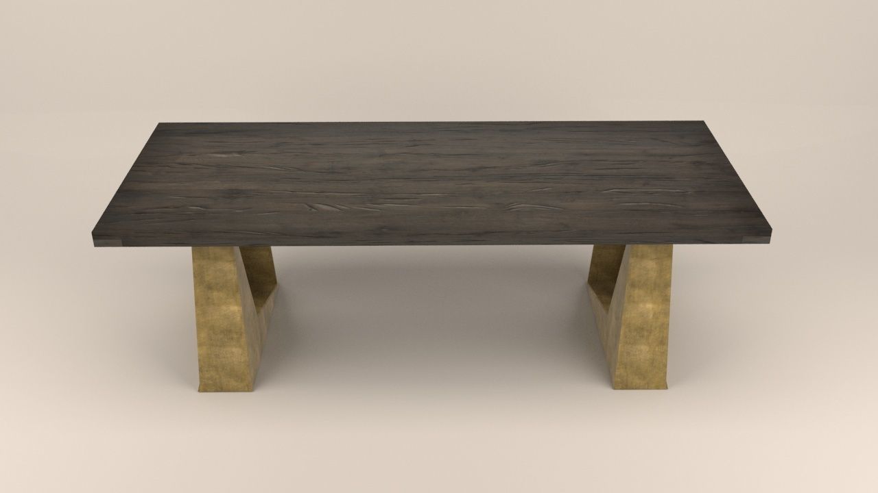 Felix table Low-poly 3D model_1