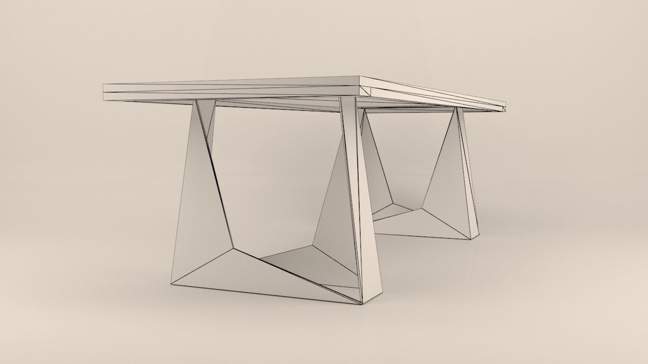 Felix table Low-poly 3D model_10
