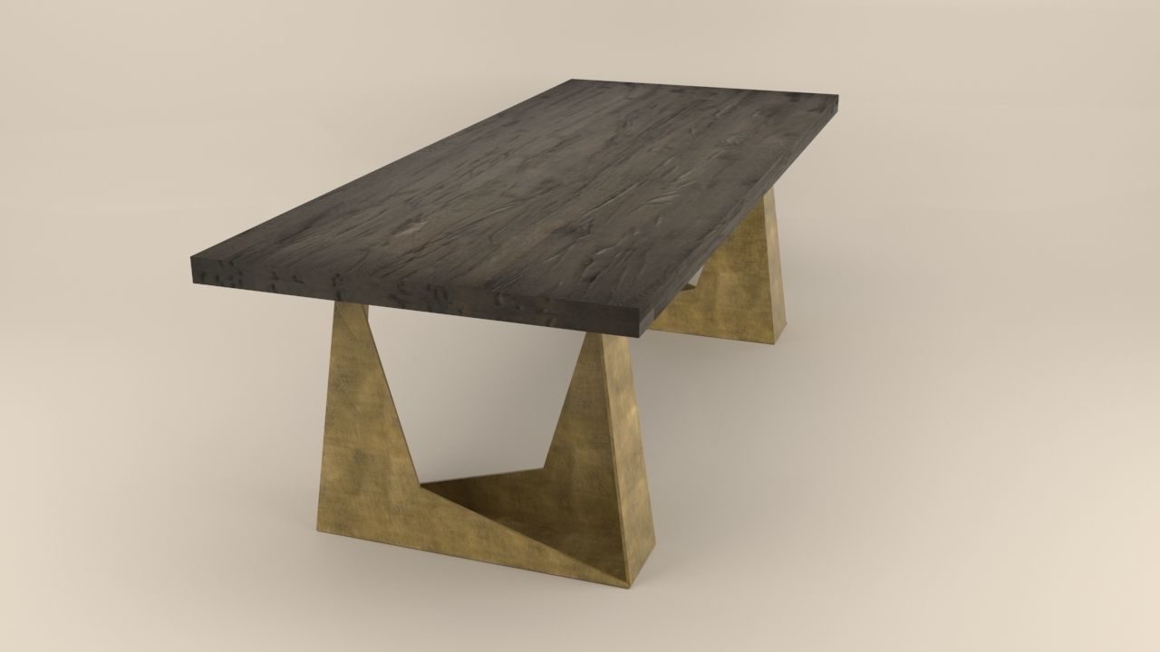 Felix table Low-poly 3D model_4