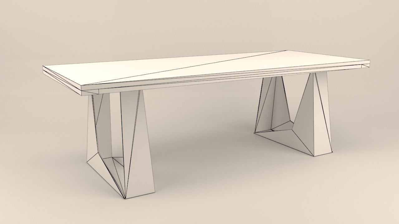 Felix table Low-poly 3D model_12