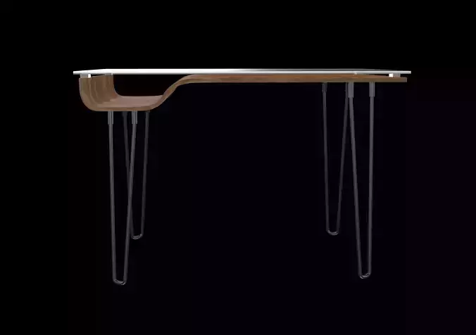 LUMISOURCE  AVERY DESK  WALNUT