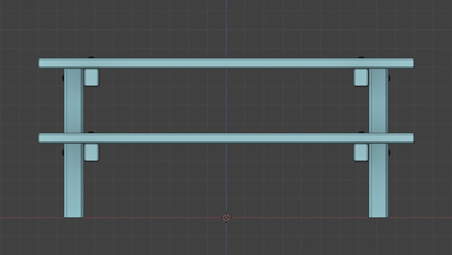 Wooden Picnic Table Low-Poly PBR Game Ready 3D Model Low-poly 3D model_19