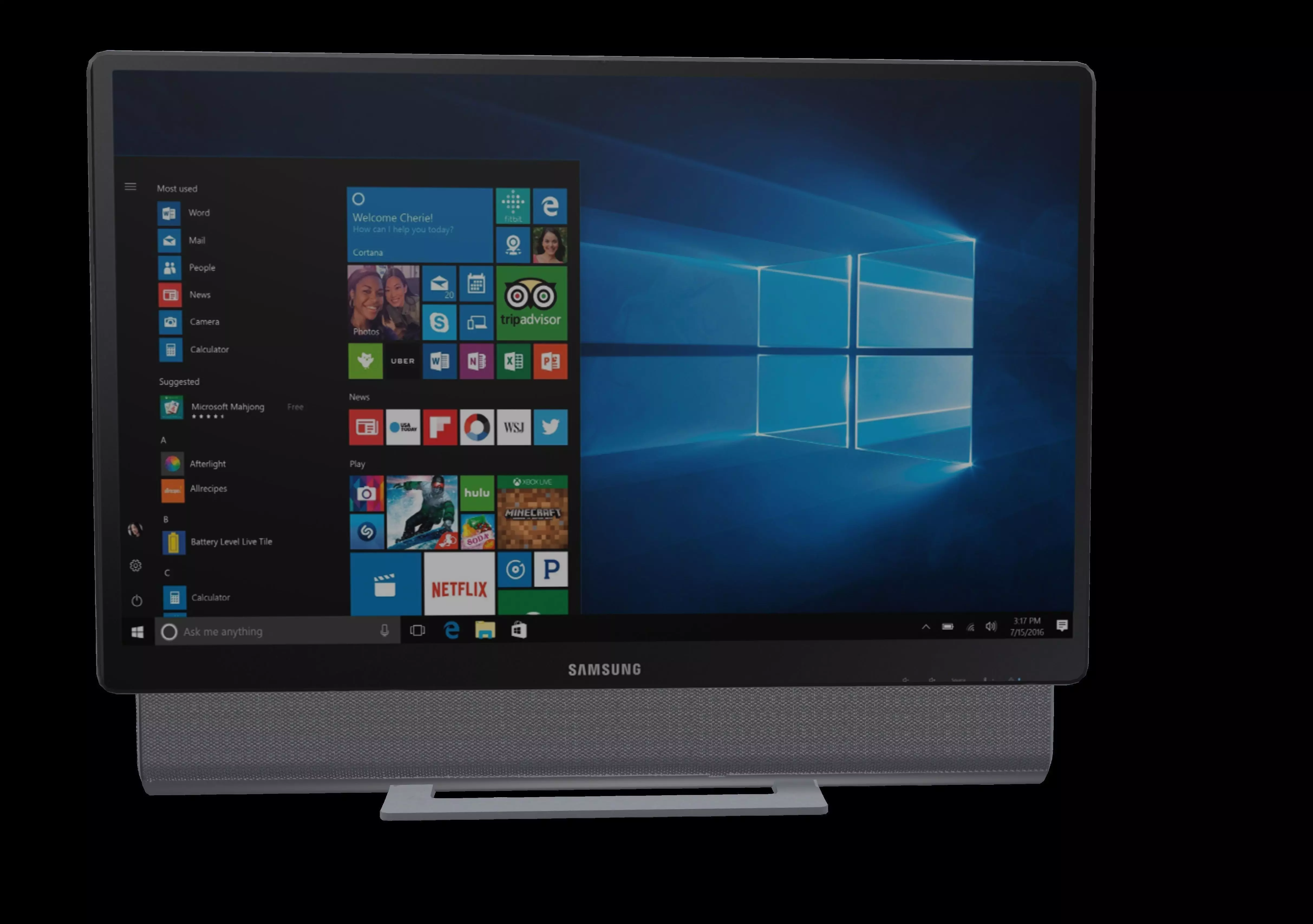 SAMSUNG 24 TOUCH SCREEN ALL IN ONE 3D model