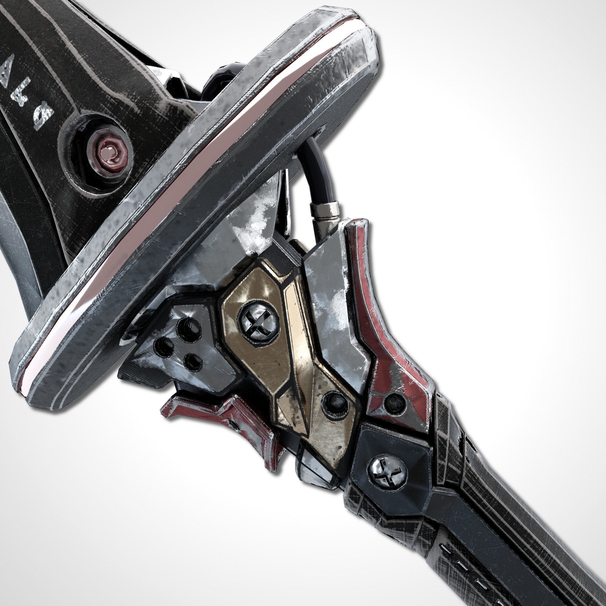 Sci-fi Swords Pack 2 Low-poly 3D model_14