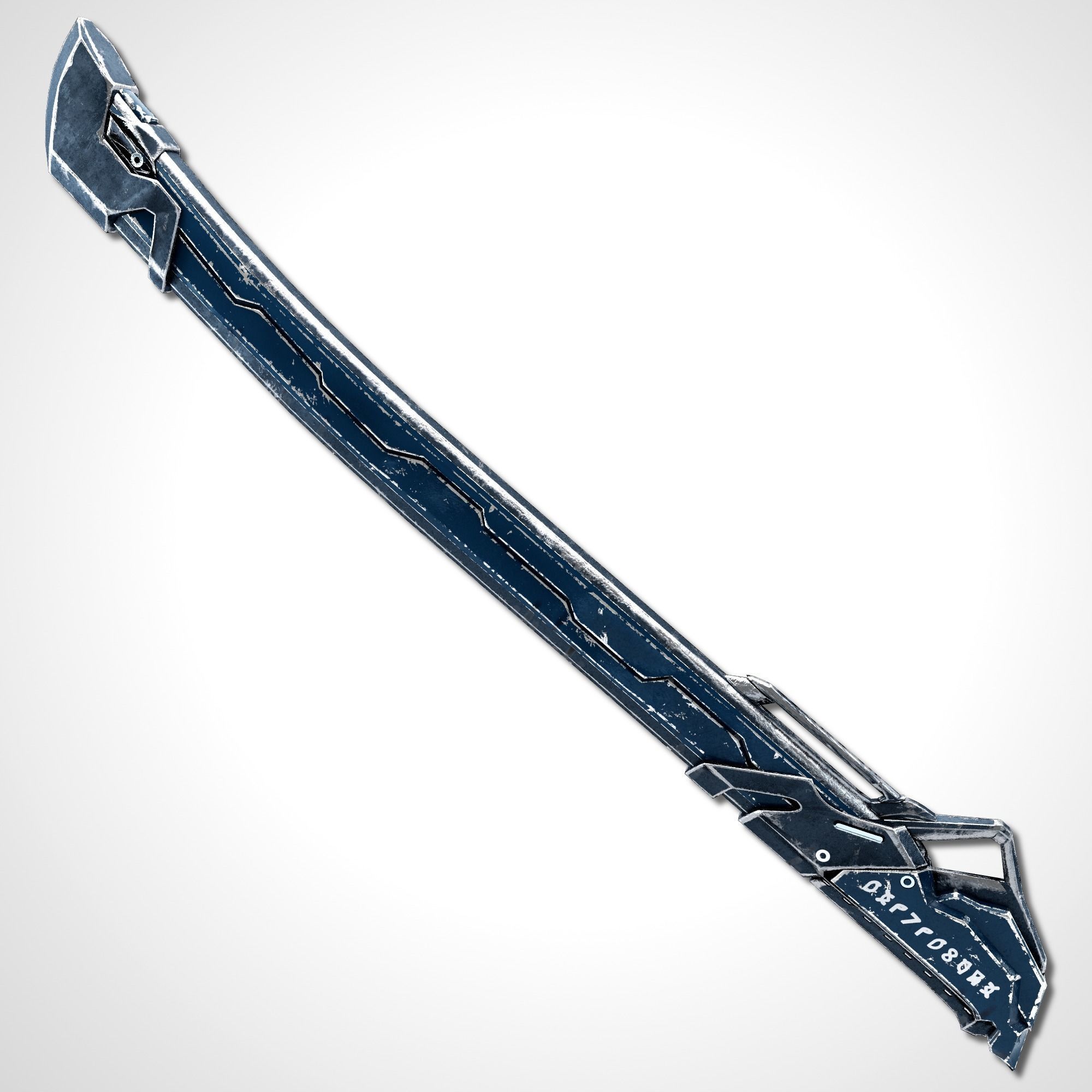 Sci-fi Swords Pack 2 Low-poly 3D model_7