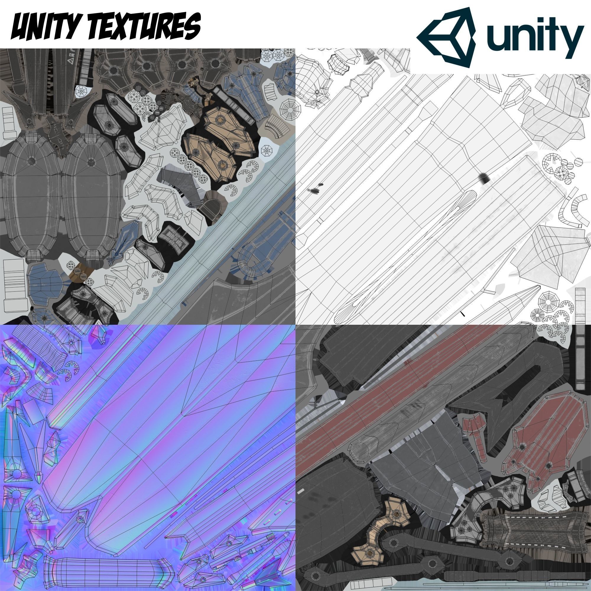 Sci-fi Swords Pack 2 Low-poly 3D model_34