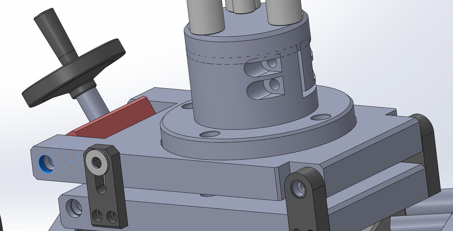 Six axis fine-tuning mechanism 3D model_7