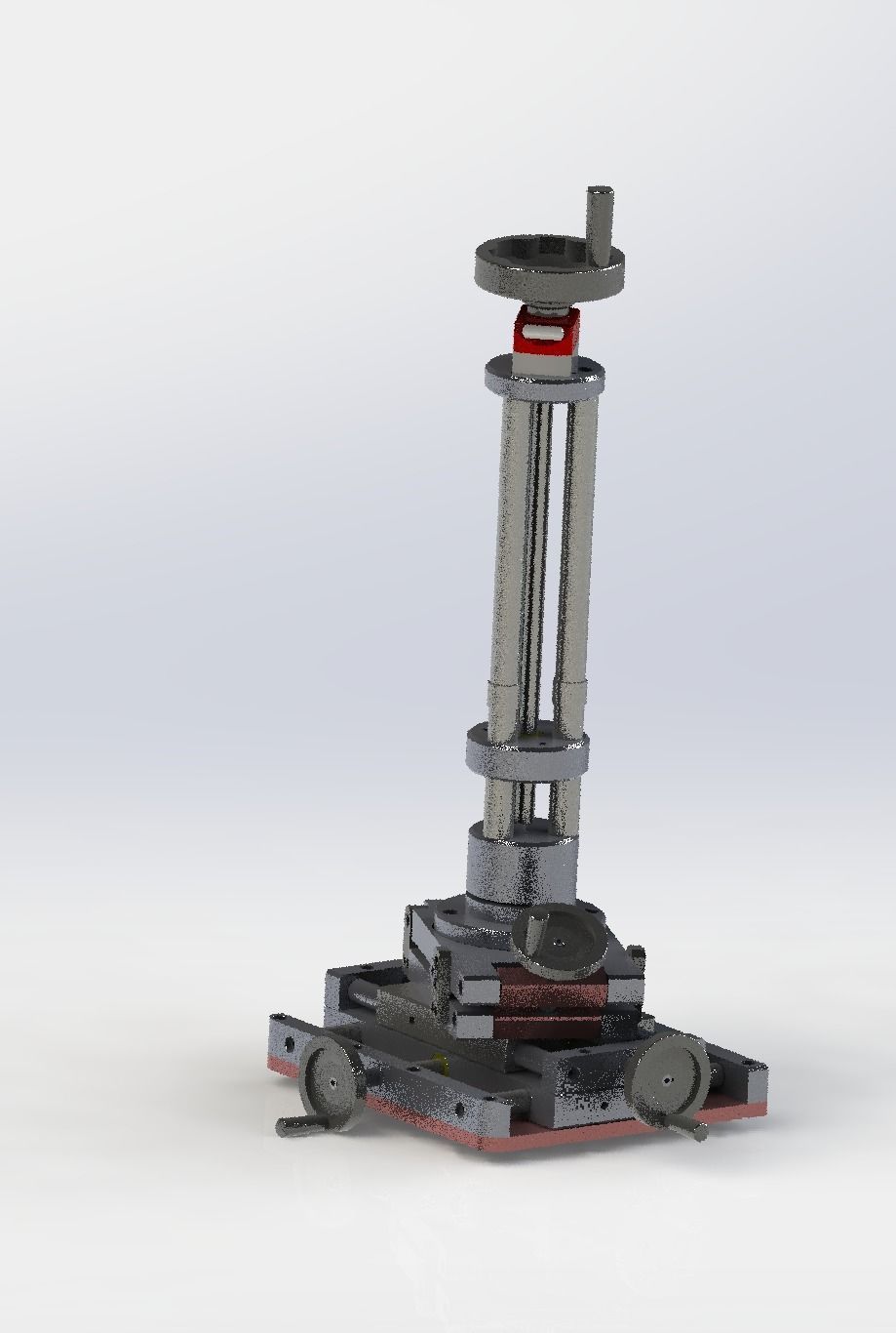 Six axis fine-tuning mechanism 3D model_2