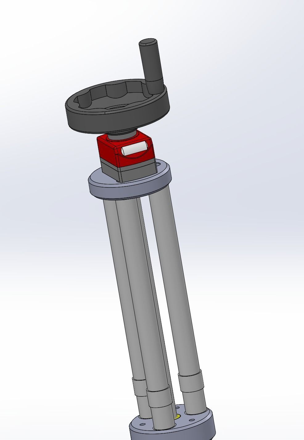 Six axis fine-tuning mechanism 3D model_1