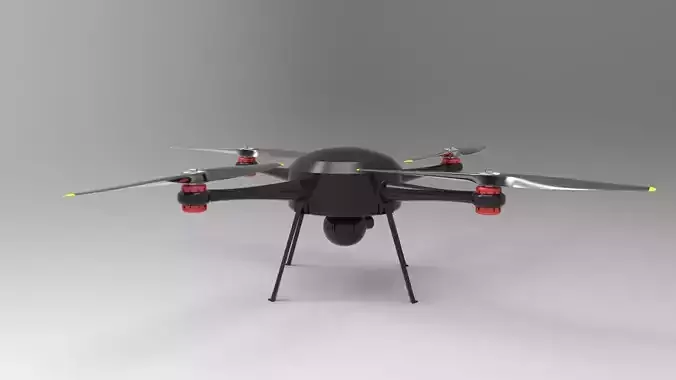 Unmanned Aerial Vehicle Free 3D model