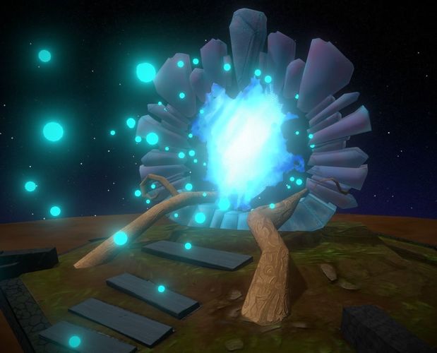 Portal Asset Low-poly 3D model