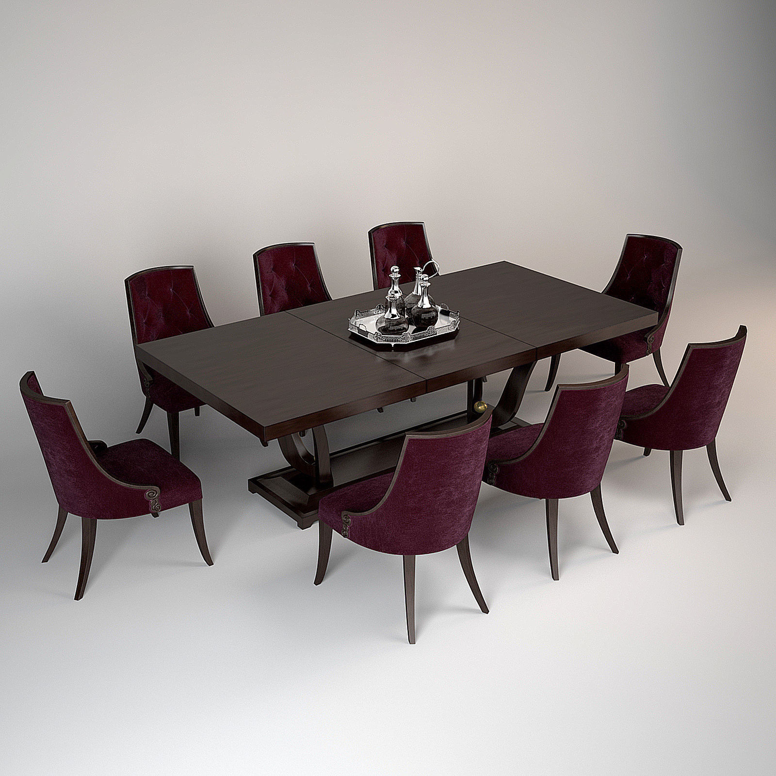 Christopher Guy Dining Set 3D model_2