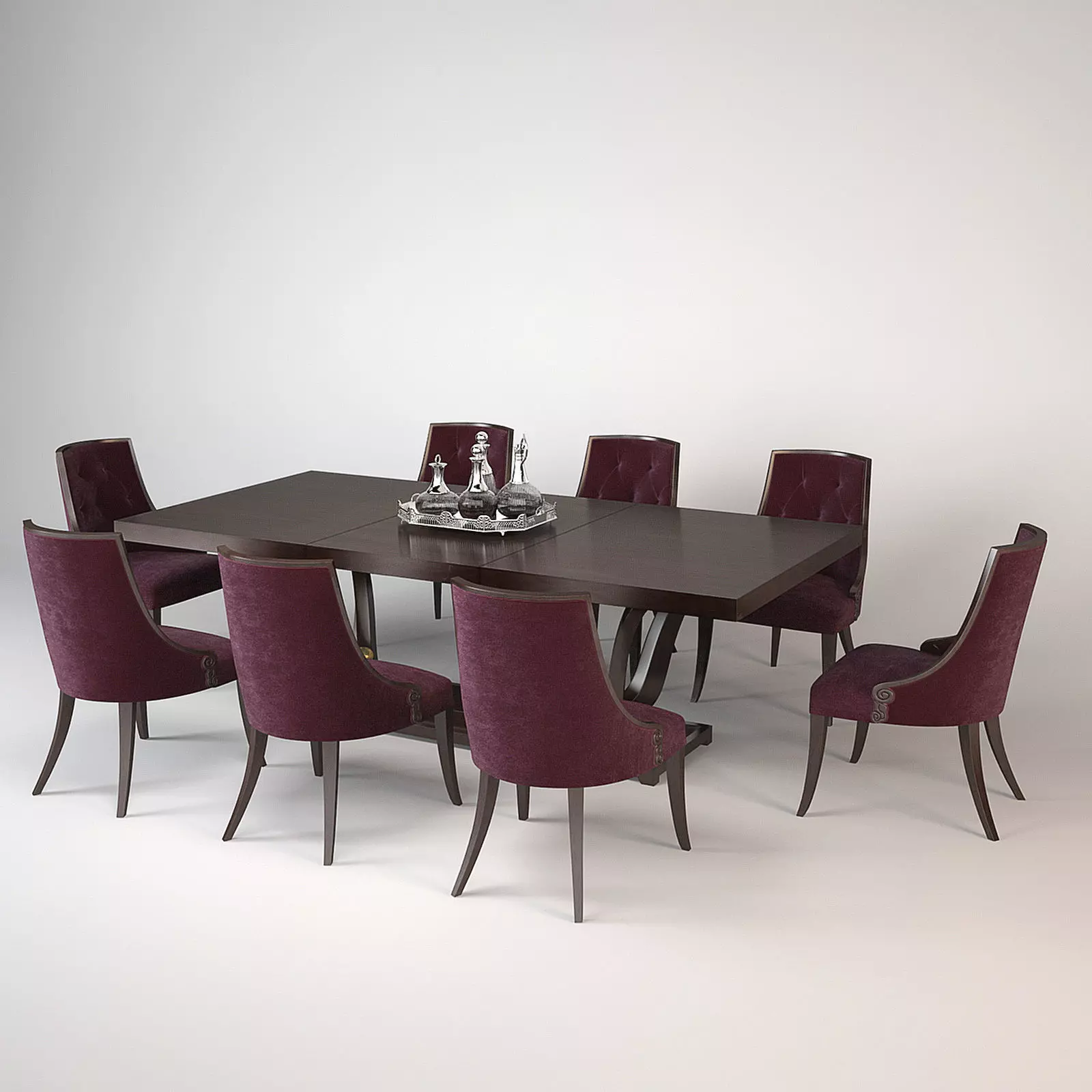 Christopher Guy Dining Set 3D model_0