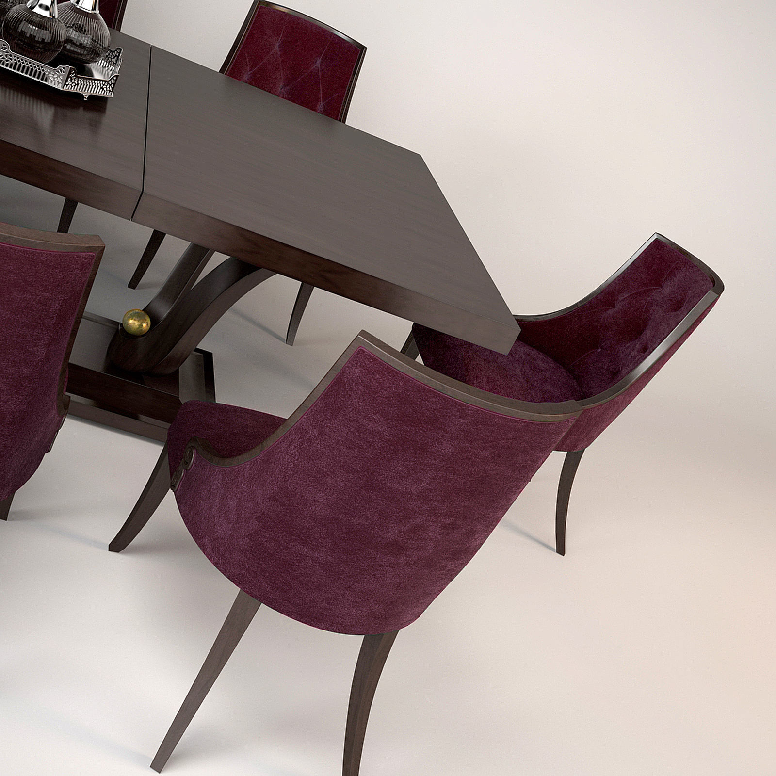 Christopher Guy Dining Set 3D model_3