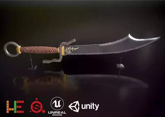 HIE Game Ready Broad sword N1