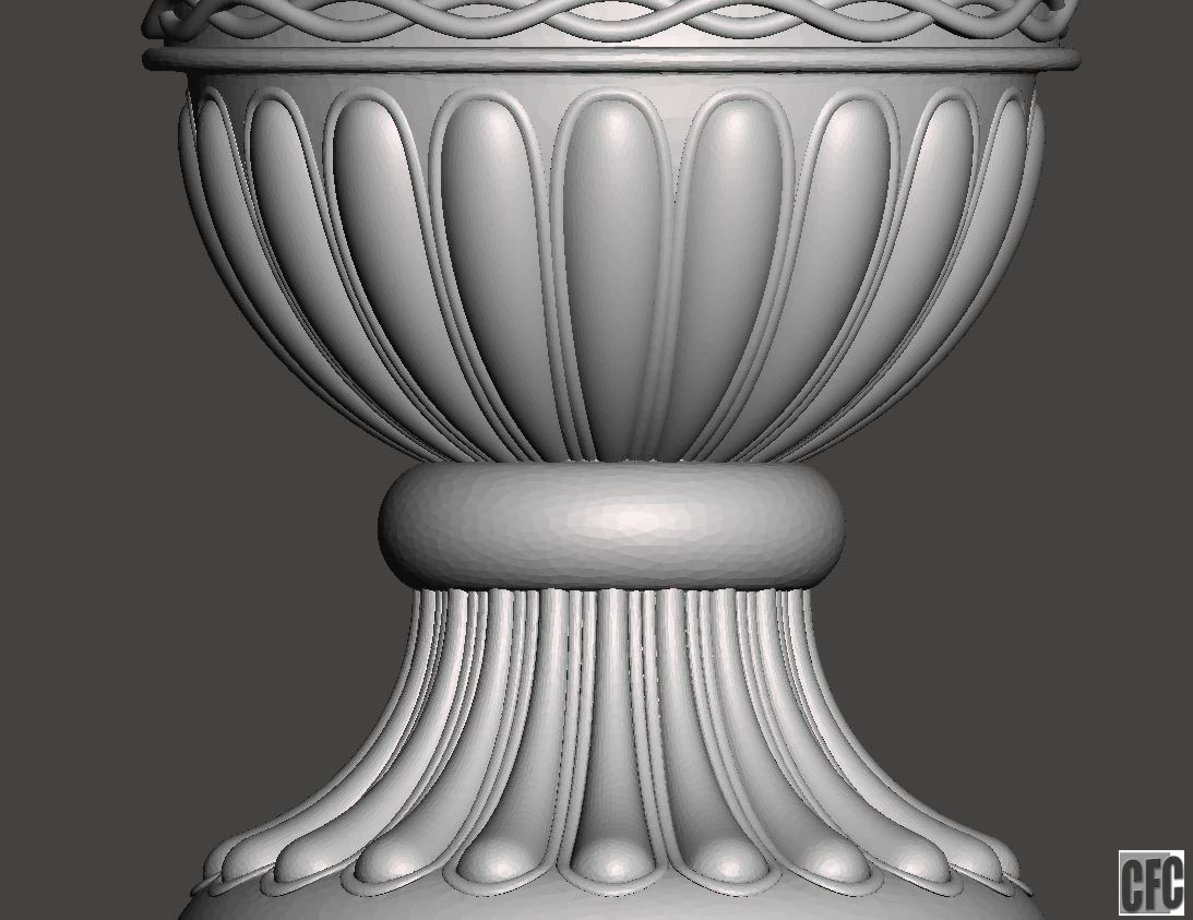 WoodCarving detail - 3d model for CNC - WCCFC0S 3D model_8