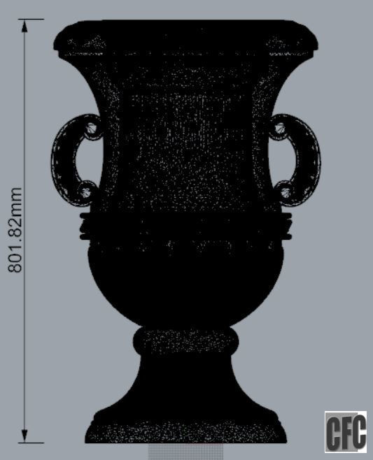 WoodCarving detail - 3d model for CNC - WCCFC0S 3D model_13