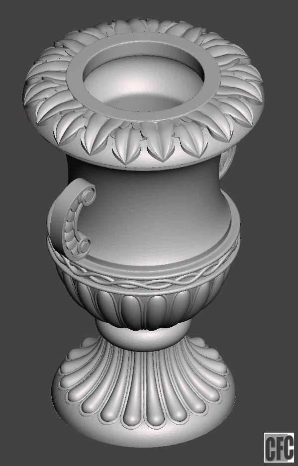 WoodCarving detail - 3d model for CNC - WCCFC0S 3D model_1